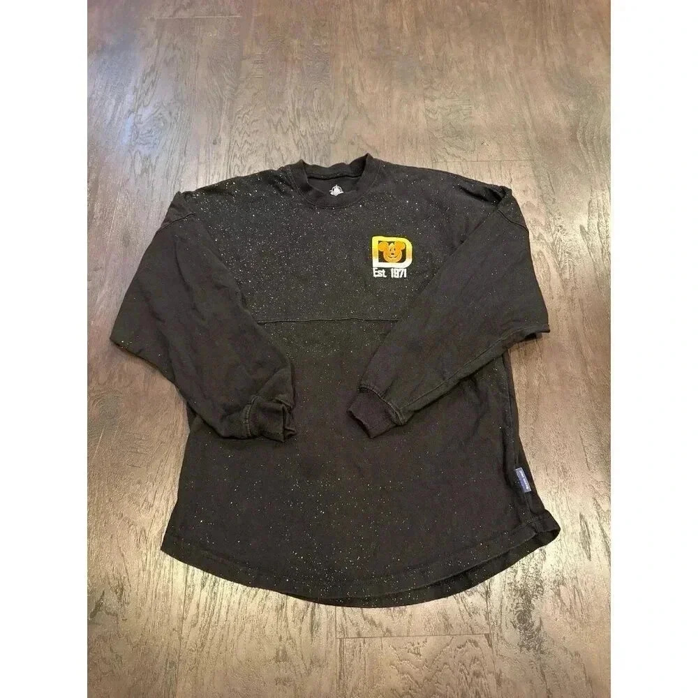 Walt Disney world Mickey Halloween Candy Corn Glitter Spirit Jersey XS #31